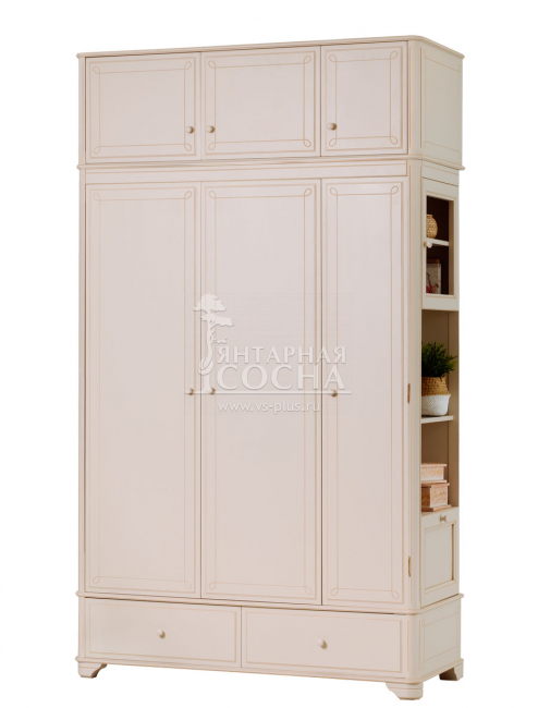 Шкаф Бетти 3-ств №5 с антресолью Шкаф Бетти 3-ств №5 с антресолью
