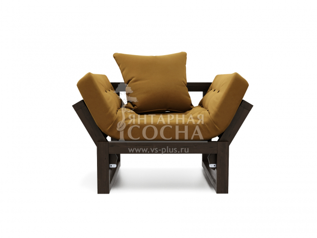 Кресло Амбер Velvet Венге Mustard Кресло Амбер Velvet Венге Mustard