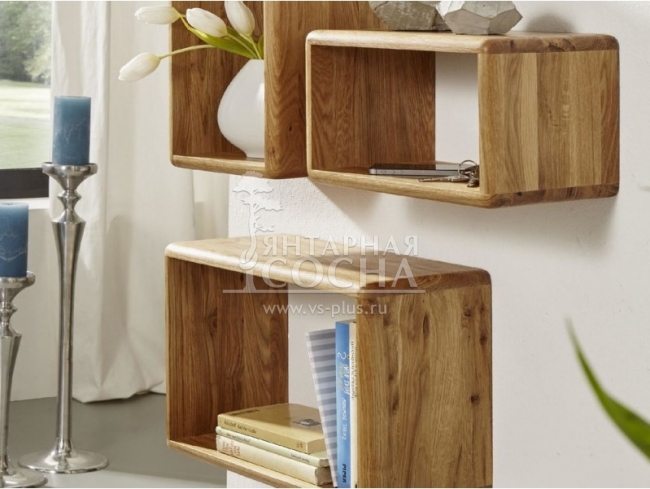 Комплект полок навесных (3 шт) КМ 0069 Комплект полок навесных (3 шт) КМ 0069