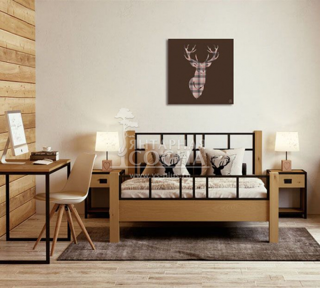 Кровать односпальная Лофт Сити Кровать односпальная Лофт Сити