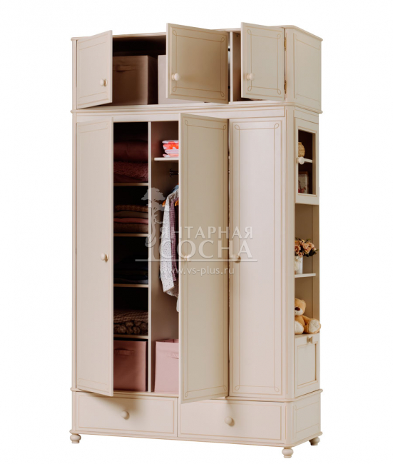 Шкаф Бетти 3-ств №5 с антресолью Шкаф Бетти 3-ств №5 с антресолью