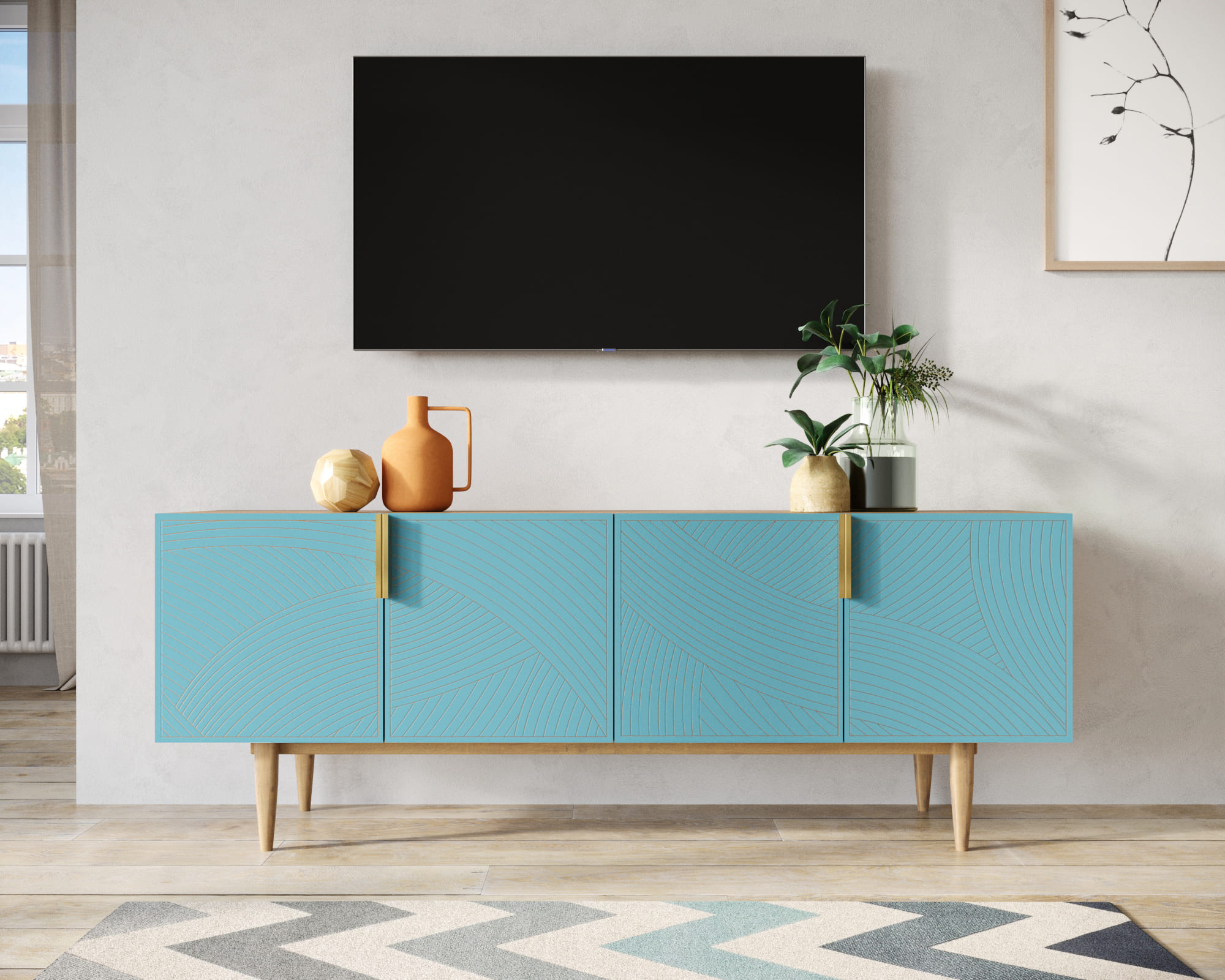   TV    "Line" LN06/GR1/blue  -
