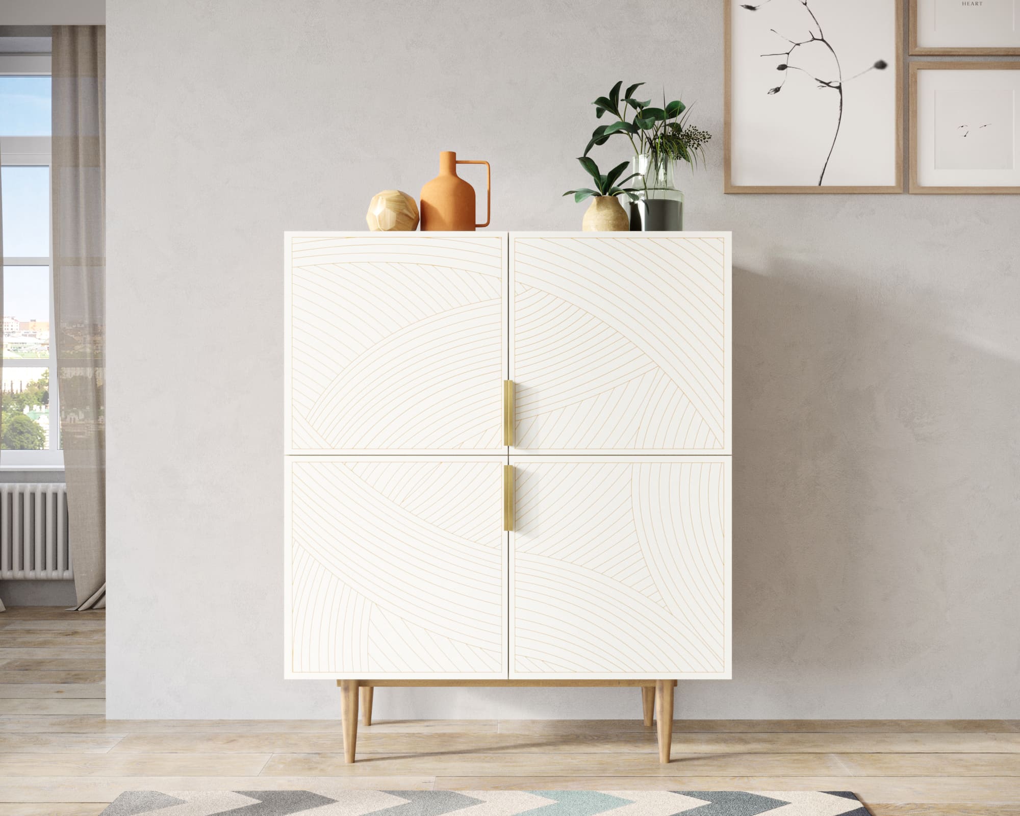 ������� ����� � �������� �������� "Line" LN03/GR1/beige � ��������-��������