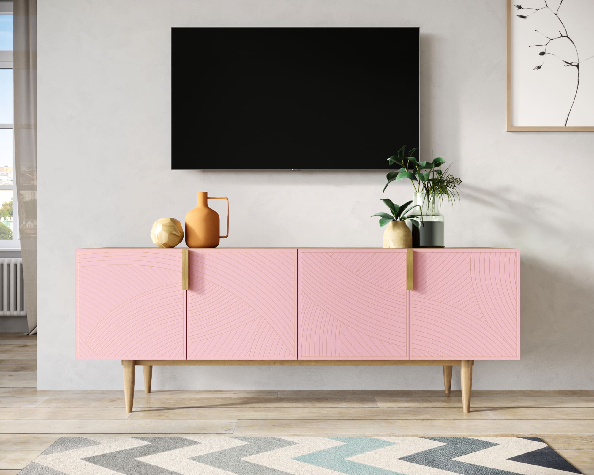  TV    "Line" LN06/GR1/pink  -