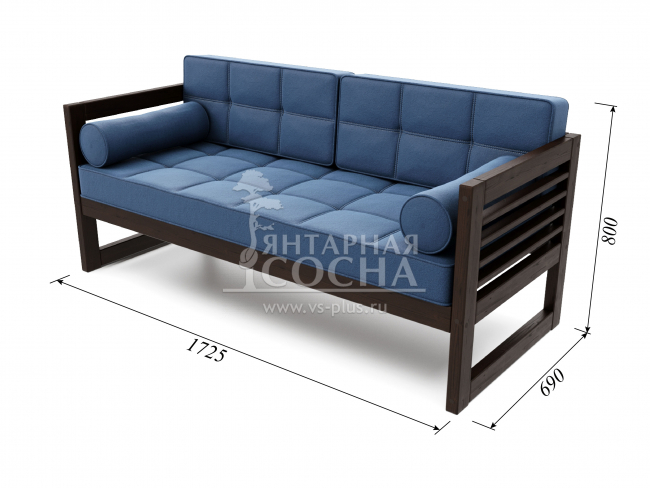 Диван Сега Б Velvet Венге Blue Диван Сега Б Velvet Венге Blue