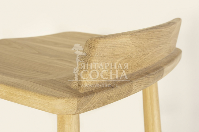 Стул барный Денвер из массива дуба натуральный дуб Стул барный Денвер из массива дуба натуральный дуб