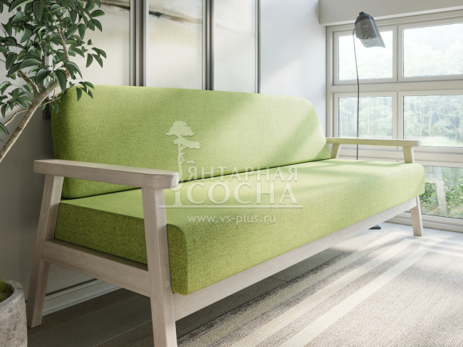 Диван Флори Б Textile Беленый Дуб Green Диван Флори Б Textile Беленый Дуб Green