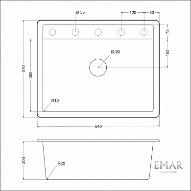 ����� EMAR 1640 QUARTZ