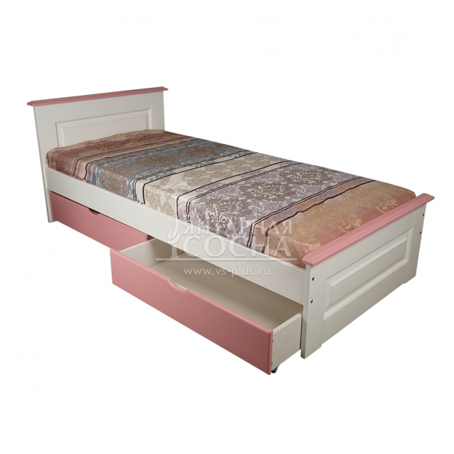 Кровать 900х2000 с ящ. "Брусно" Кровать 900х2000 с ящ. "Брусно"