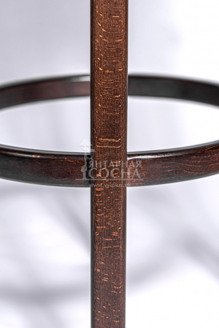 Стул барный Sol мягкий темный орех Стул барный Sol мягкий темный орех