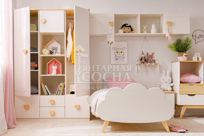 Шкаф 3-ств Тимберика Кидс №1 Шкаф 3-ств Тимберика Кидс №1