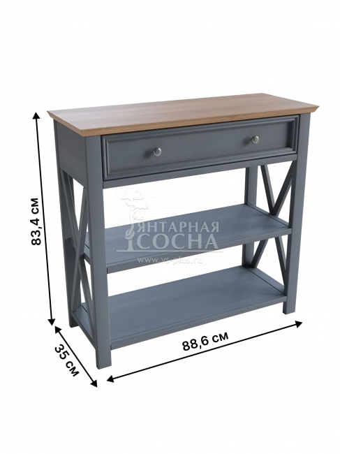 КОНСОЛЬ ФОРЕСТ СЕРЫЙ 7046/АНТИК КОНСОЛЬ ФОРЕСТ СЕРЫЙ 7046/АНТИК