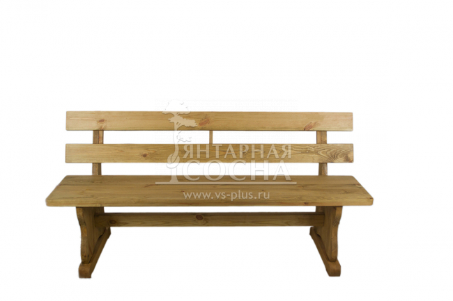 Лавка монастырская со спинкой 180 Лавка монастырская со спинкой 180