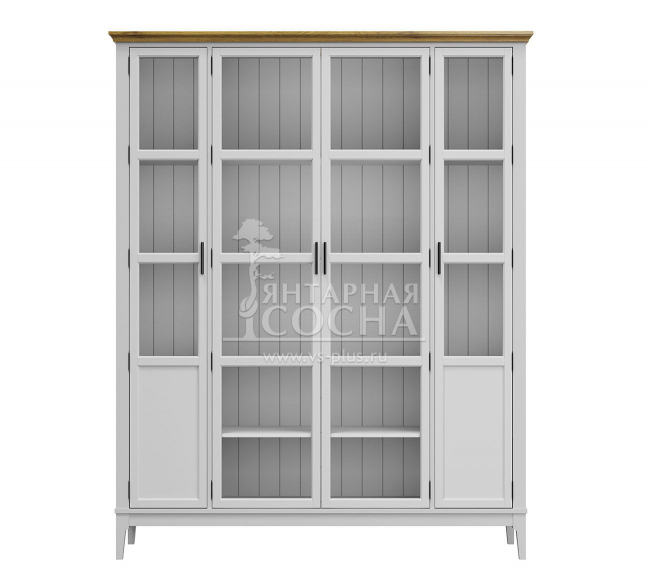 Шкаф для книг-витрина Квадро-С 422С Шкаф для книг-витрина Квадро-С 422С