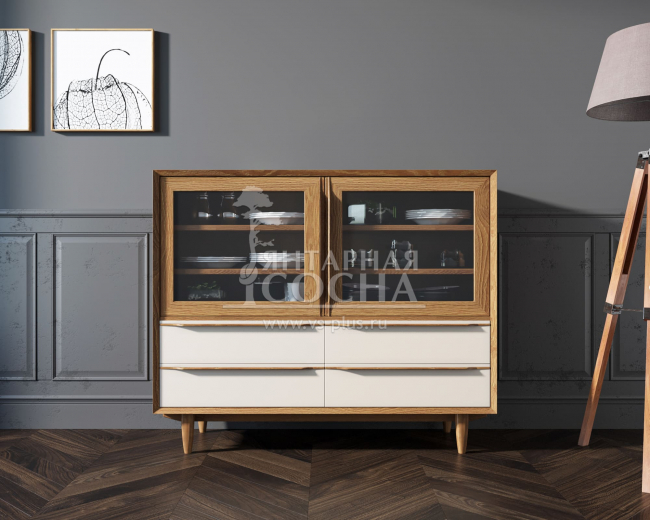 Буфет "Bruni white" низкий арт BR34WH Буфет "Bruni white" низкий арт BR34WH