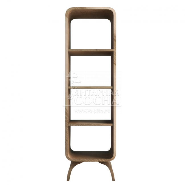 Деревянный стеллаж "Ellipse" узкий арт EL06 Деревянный стеллаж "Ellipse" узкий арт EL06