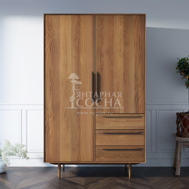 Шкаф в скандинавском стиле "Bruni" с ящиками арт BR27 Шкаф в скандинавском стиле "Bruni" с ящиками арт BR27