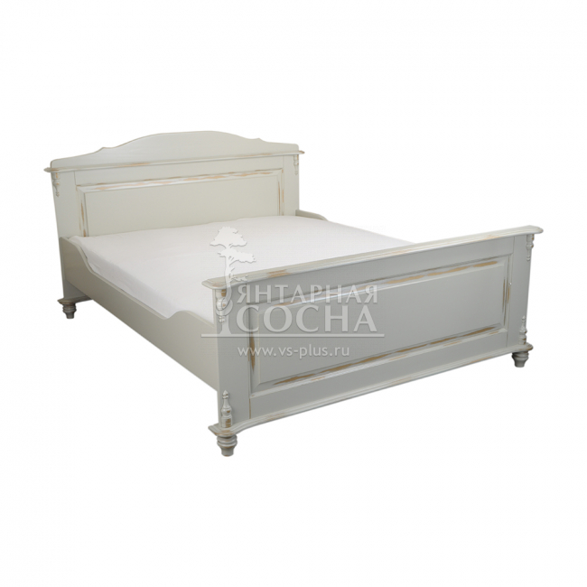 Кровать "Скандия" двойная (1600х2000), низкое изножье