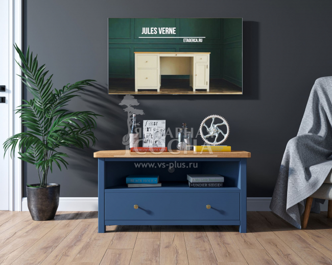 Комод под TV "Jules Verne" угловой арт JV24ETGB Комод под TV "Jules Verne" угловой арт JV24ETGB