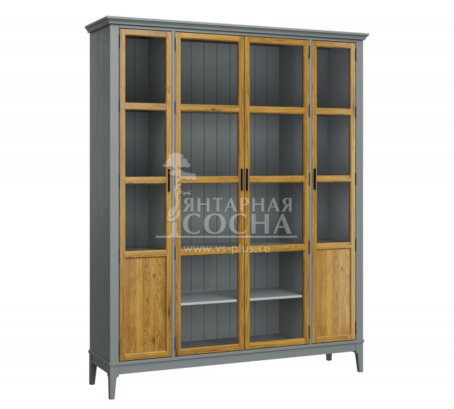 Шкаф для книг-витрина Квадро-С 422С Шкаф для книг-витрина Квадро-С 422С