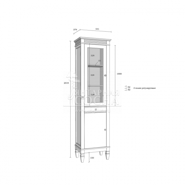 Стеллаж Ольса 101/110 (П/Л) (1.3.2) Стеллаж Ольса 101/110 (П/Л) (1.3.2)