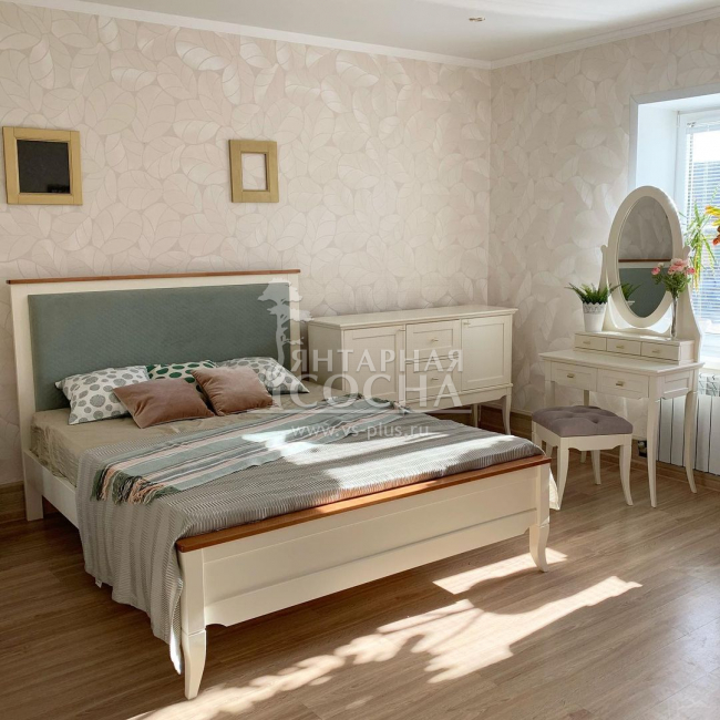 Кровать с мягким изголовьем Римини Кровать с мягким изголовьем Римини