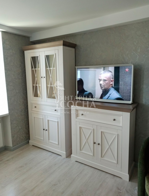 Шкаф для посуды Форест широкий 4 двери 1 ящик Шкаф для посуды Форест широкий 4 двери 1 ящик