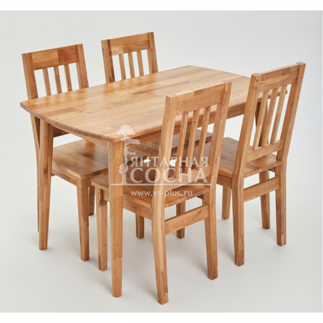 Стол не раскладной Модерн 1 из массива дуба Стол не раскладной Модерн 1 из массива дуба