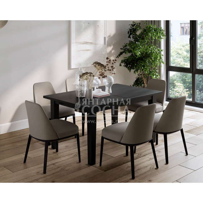 Стол обеденный раздвижной ШАНЬ 147/204x95 Стол обеденный раздвижной ШАНЬ 147/204x95