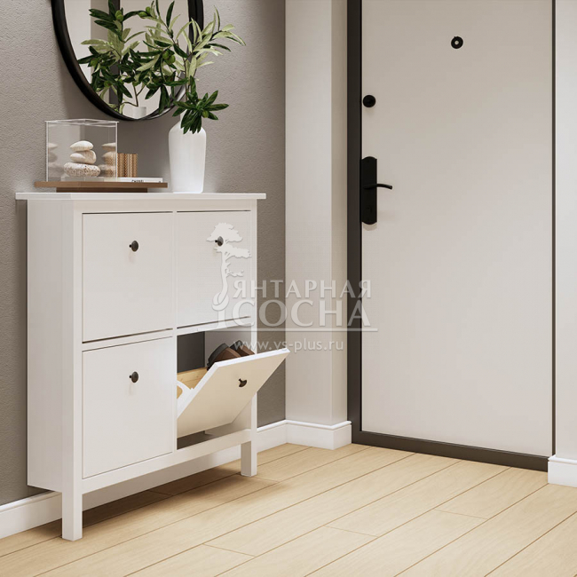 Тумба для обуви КЫМОР 106 Белая Тумба для обуви КЫМОР 106 Белая