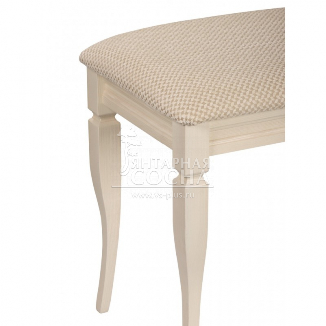 Банкетка мягкая "Классик" 350х490 дуб бежевый/коричневая патина/рогожка бежевая Банкетка мягкая "Классик" 350х490 дуб бежевый/коричневая патина/рогожка бежевая