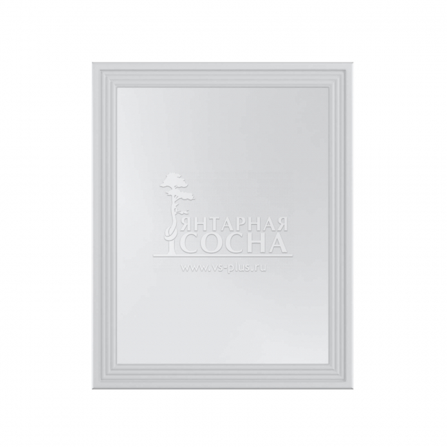 (2.2.4) Зеркало Рандеву 001 белый лак (2.2.4) Зеркало Рандеву 001 белый лак