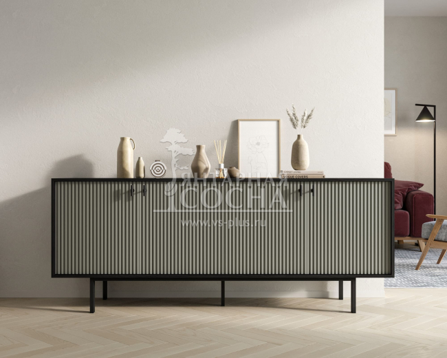 Комод с четыремя дверками "Emerson" арт EM01/gray/L Комод с четыремя дверками "Emerson" арт EM01/gray/L