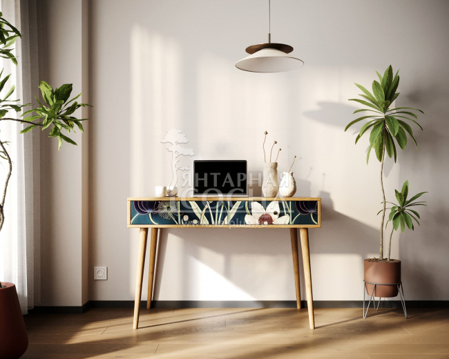 Стол рабочий "Berber" малый арт BB32/Print_54 Стол рабочий "Berber" малый арт BB32/Print_54