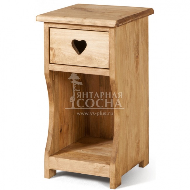 Прикроватная тумба Прованс с выдвижным ящиком KR80 Прикроватная тумба Прованс с выдвижным ящиком KR80