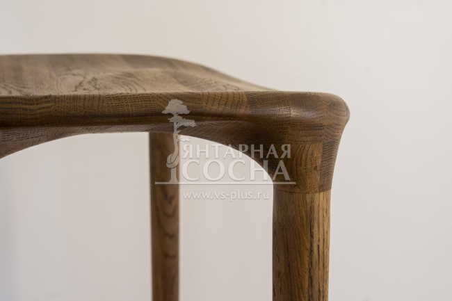 Стул барный Мери из массива дуба коньяк Стул барный Мери из массива дуба коньяк