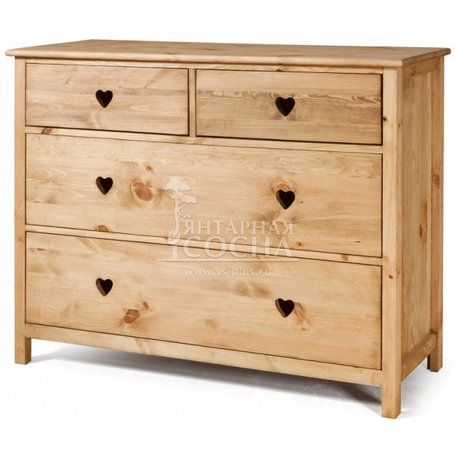 Комод Прованс 4 выдвижных ящика KR17 Комод Прованс 4 выдвижных ящика KR17
