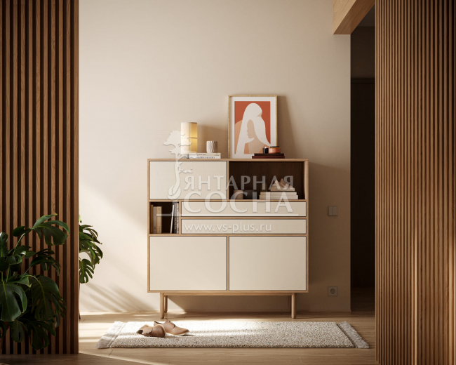 Комод большой с тремя дверками и двумя ящиками "Alice" арт ALC05 Комод большой с тремя дверками и двумя ящиками "Alice" арт ALC05