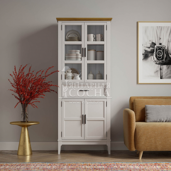 Шкаф для посуды Квадро-С 221-185 Шкаф для посуды Квадро-С 221-185