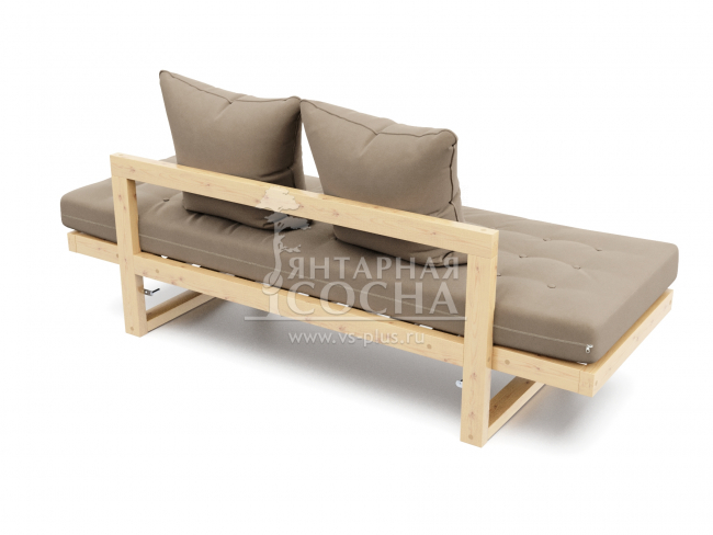 Кушетка Амбер Velvet Сосна Beige Кушетка Амбер Velvet Сосна Beige