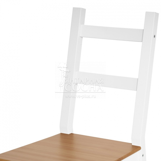 Стул УДОРА Белый/Светло-коричневый Стул УДОРА Белый/Светло-коричневый