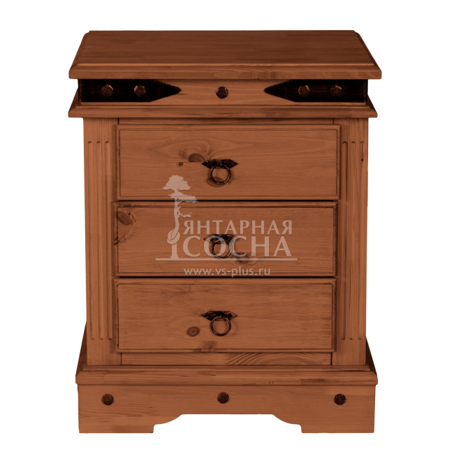 Тумба прикроватная Викинг 02 из массива сосны (орех) Тумба прикроватная Викинг 02 из массива сосны (орех)