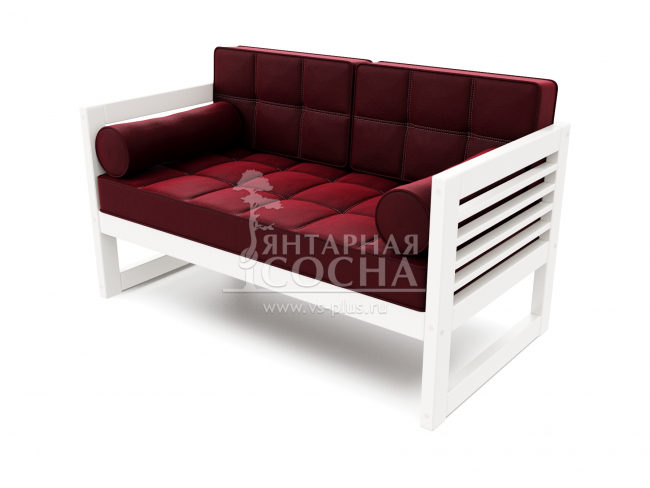 Диван Сега М Velvet Белая эмаль Vinous Диван Сега М Velvet Белая эмаль Vinous