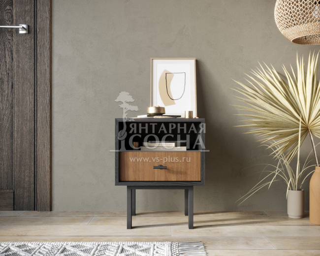 Тумбочка с нижним ящиком "Emerson" арт EM17 Тумбочка с нижним ящиком "Emerson" арт EM17