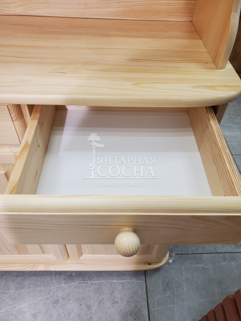 Буфет Норд 100 для посуды ( 2-х створчатый) из массива сосны Буфет Норд 100 для посуды ( 2-х створчатый) из массива сосны