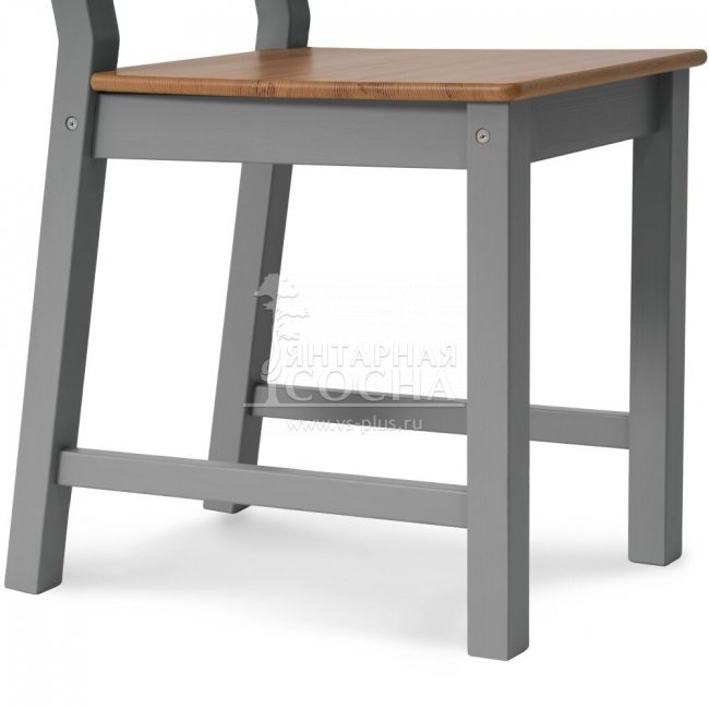 Стул УДОРА Серый/Светло-коричневый Стул УДОРА Серый/Светло-коричневый