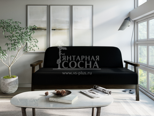 Диван Флори М Velvet Венге Black Диван Флори М Velvet Венге Black
