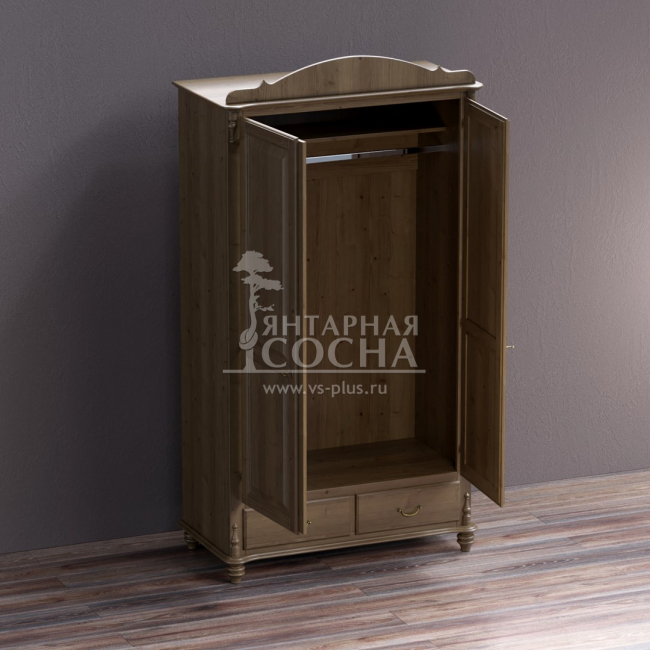 Шкаф 2-х створчатый (с ящиками) платяной Шкаф 2-х створчатый (с ящиками) платяной