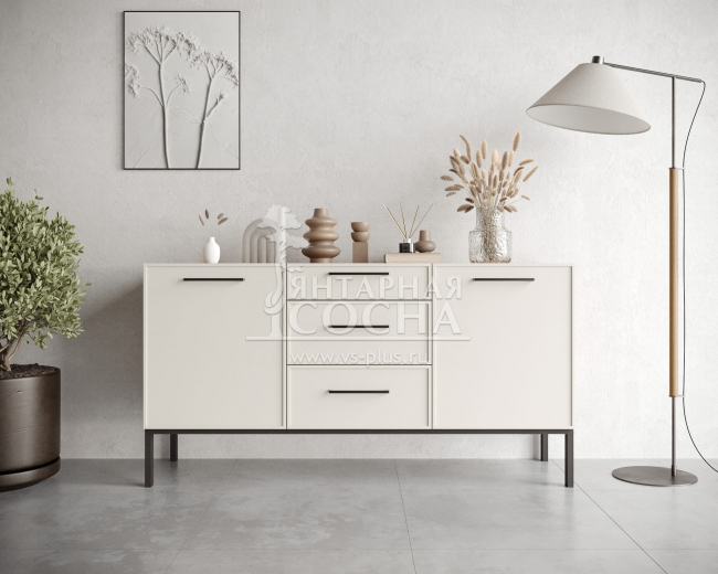 Комод две дверки и три ящика "Nicole" арт NEM08 Комод две дверки и три ящика "Nicole" арт NEM08