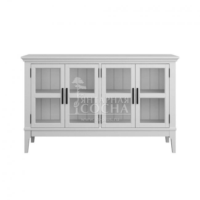 Тумба под ТВ со стеклянными дверями Квадро-С 40 Тумба под ТВ со стеклянными дверями Квадро-С 40